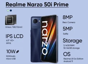 مواصفات Realme Narzo 50i Prime