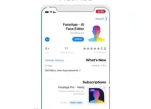 برنامج فيس اب - FaceApp