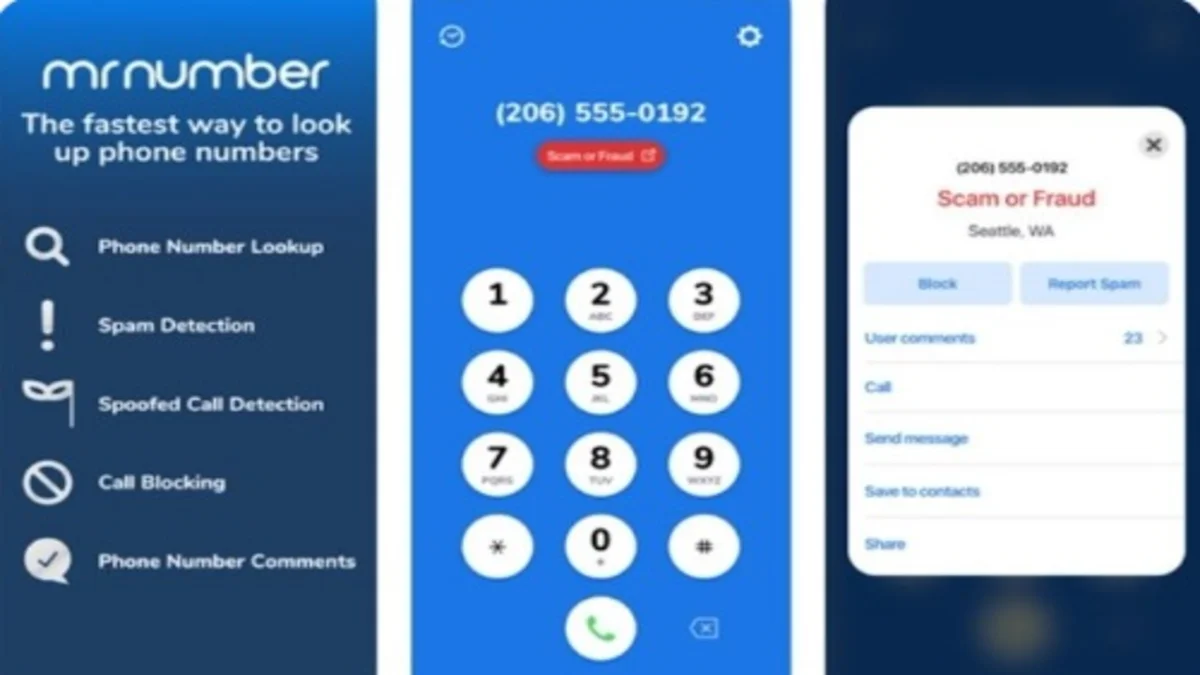 برنامج كاشف الارقام Mr Number من البرامج المفيدة حيث يحتوي علي تحديد هوية المتصل بالإضافة إلي قائمة الحظر التلقائي لجميع الاتصالات المزيفة والمزعجة وذلك بناءً على سجلات البرنامج للأرقام التي سبق التبليغ عنها.