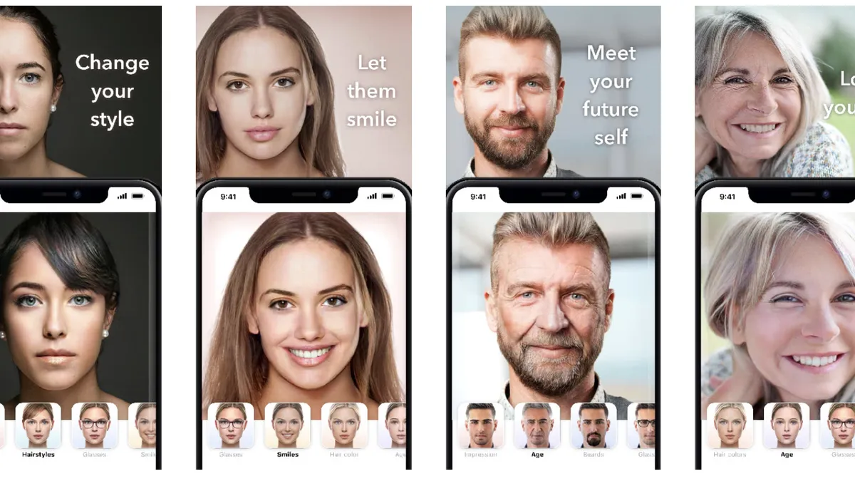 تحميل تطبيق FaceApp حيث يعتبر التطبيق تطبيقًا رائعًا لتحرير الصور بواسطة الذكاء الإصطناعي على الهاتف تم تطويره ونشره بواسطة شركة FaceApp Inc.